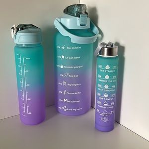 3-Pack Water Bottles (2000ML, 800ML, 300ML)